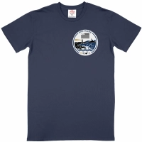 T-shirt en coton bio – Unisexe, coupe tubulaire, motif inspiré de la Bretagne