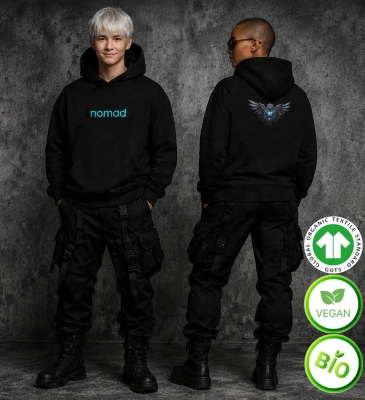 Nomad Oversized Organic Hoodie – Aegis Unit Edition