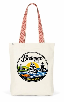 Totebag Écologique « Bretagne : Mer et Terre »