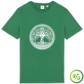 T-shirt bio Arbre de Vie celtique (avec symbole Awen au dos)