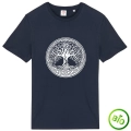 T-shirt bio Arbre de Vie celtique (avec symbole Awen au dos)