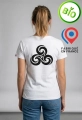 Women's Thick Organic Cotton T-shirt "Breizh Concept"