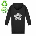 Eco-friendly hooded dress "Meditation & Nature"