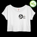 Crop top bio à manches retroussées « Gwen Ha Du » – Collection Brittany