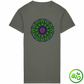 Organic Cotton T-Shirt Dress – Exclusive Digital Mandala Design