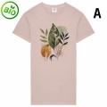 Feuilles lunaires – Robe T‑shirt naturelle et mystique