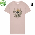 Feuilles lunaires – Robe T‑shirt naturelle et mystique