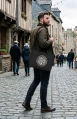 Sac Porte-Ordinateur Écoresponsable 15" en Coton Recyclé – Motif Triskel