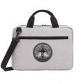 Sacoche pour ordinateur portable 15" en coton recyclé écologique - Arbre de vie celtique