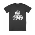 T-shirt en coton en conversion biologique – Unisexe, Légèreté et Écoresponsabilité avec motif Triskell