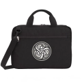 Sac Porte-Ordinateur Écoresponsable 15" en Coton Recyclé – Motif Triskel